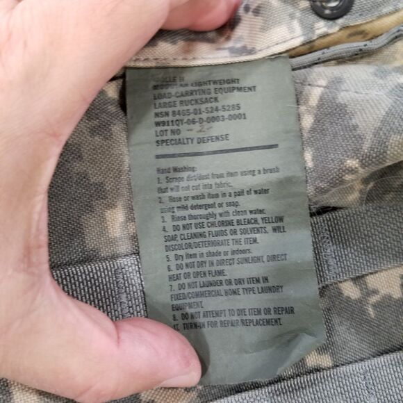 Molle ii modular lightweight load-carrying equipment large Rucksack - Picture 7 of 11